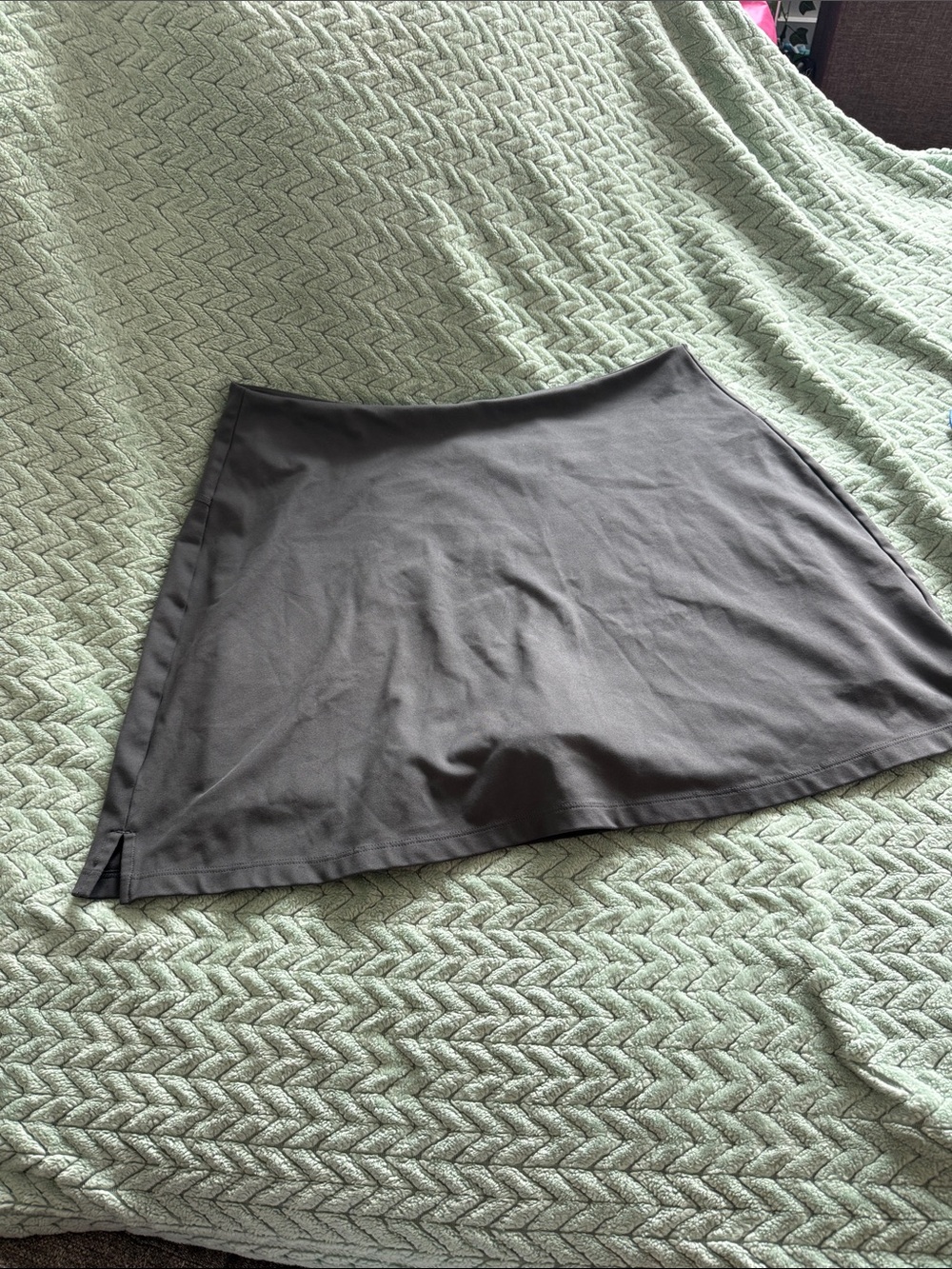 girlfriend collective Black Mini Skort Moon